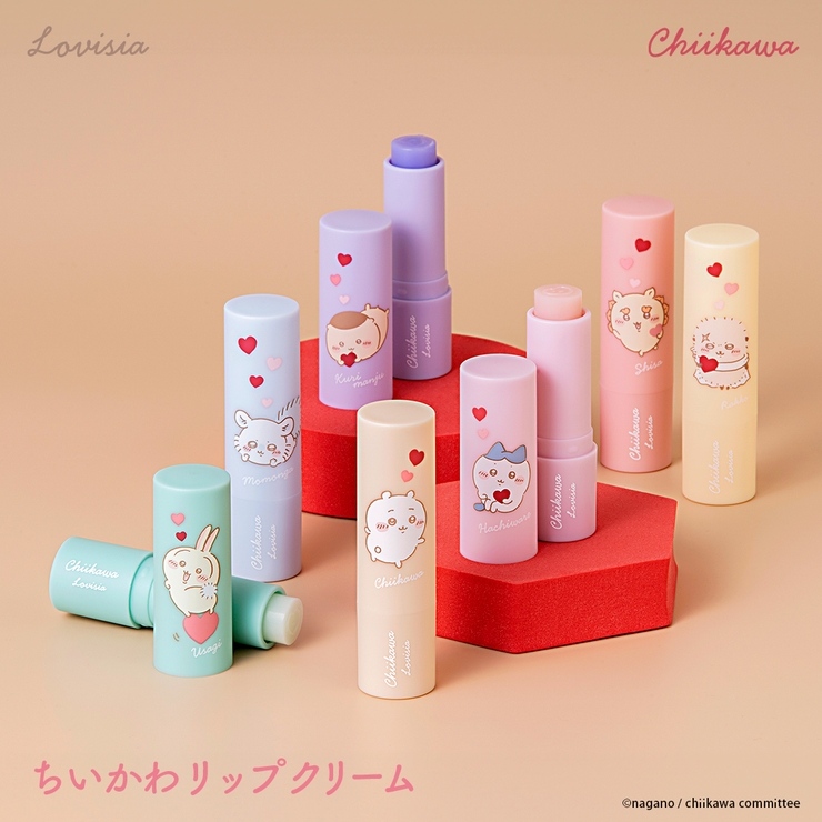 Lovisiaちいかわリップクリーム ハートシリーズ ラッコ | Lovisia公式ショップ | 詳細画像7 